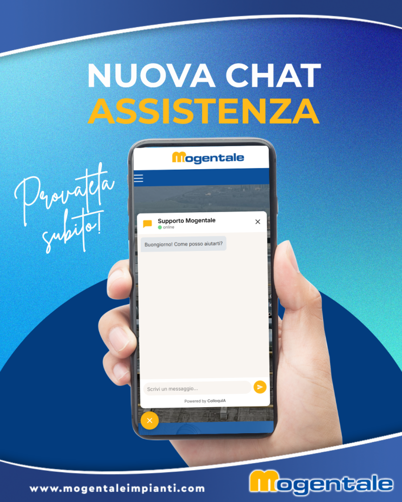 Nuova chat di assistenza virtuale