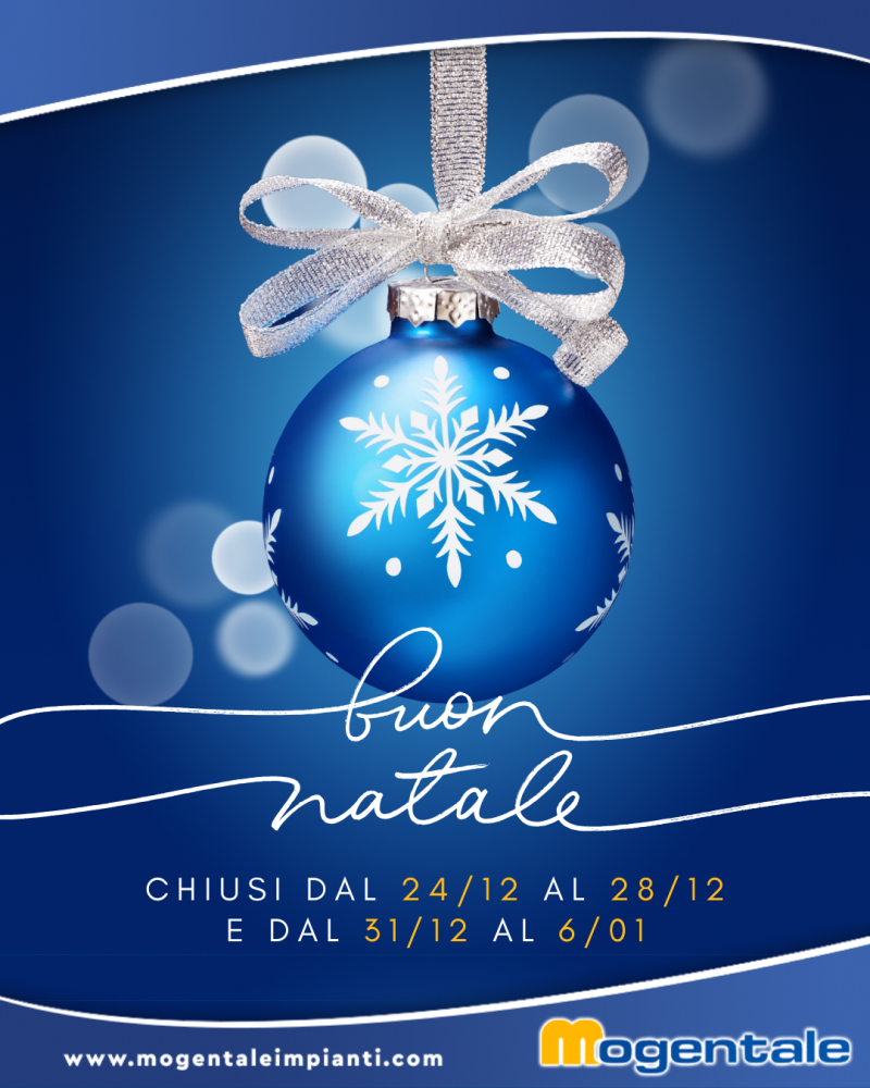 Chiusura per le festività natalizie