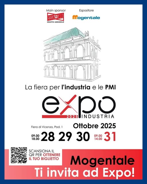 Mogentale è lieta di invitarvi a EXPO INDUSTRIA 2025!